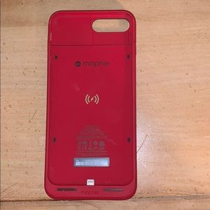 Project red mophie iPhone 7 Plus charging case